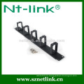 Administrador de cables de oficina Netlink 2U con anillo metálico de 4 piezas